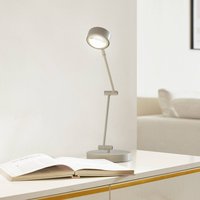 Lindby bordslampa Jyla, 36 cm, matt vit, GX53, flexibel