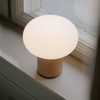 New Works rechargeable lamp Karl-Johan, ochre yellow, IP65