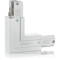 Eutrac L-connector protective earth inside, silver