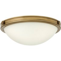 Collier loftlampe med messingfinish, 34,6 cm