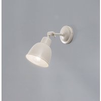Argon Vägglampa Emoti, beige, 1 lampa, stål, Ø 10 cm