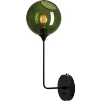 DESIGN BY US Ballroom Long vägglampa, grön, glas, handblåst