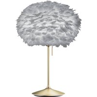 UMAGE Eos medium bordslampa ljusgrå/mässing