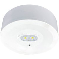 Ledino LED emergency exit light Schleswig EA as recessed and surface-mounted version
