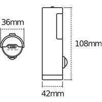 OSRAM NIGHTLUX TORCH night light, white, sensor, battery IP54