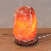 Wagner Life Salt lamp skirt with base/plinth, 1.5-2 kg, amber