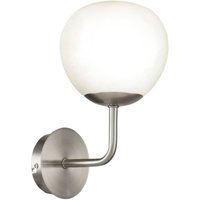 Maytoni, applique murale Erich, couleur nickel, verre/métal, à 1 lampe
