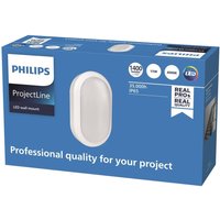 Philips Wall-mounted LED wall light, oval, 4,000 K