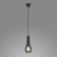 Helestra Suspension Gara avec abat-jour verre fumé, 1 lampe