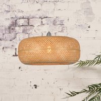 Good & Mojo GOOD & MOJO Hängampa Palawan, decentraliserad, naturfärgad, Ø 60 cm