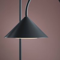 FRANDSEN LED rechargeable floor lamp Grasp, petrol, 72 cm, metal