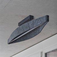 OSRAM LED ceiling lamp Decor Flat Felt, grey, felt, 3,000 K