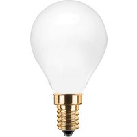 Segula LED-dropplampa 24V DC E14 3W 922 opal dimmer