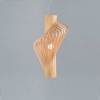 Northern Diva – Designer pendant light made of oak