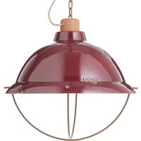 Ferroluce C1680 hanging light made of ceramic, bordeaux