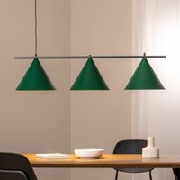 Eko-Light Suspension Capital, vert 3 lampes, Ø 32 cm, GX53