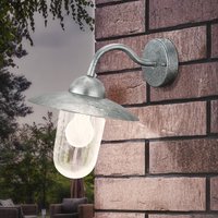 EGLO Utomhusvägglampa MILTON, förzinkad