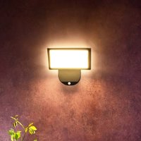 Deko-Light LED utomhusvägglampa Alkes L med sensor, 30 cm
