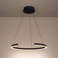 Stars of Light Labonete Hanging Light, Black, Ø80cm, 1-bulb, CCT
