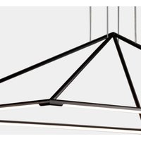 LEDS-C4 Tubs LED pendant light matt black 90x60 cm