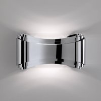 Selène Ionica LED wall light made of steel, chrome