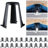 Paulmann Entretoise pour luminaires encastrables, 6,2 - 9 cm, 20 pièces