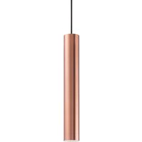 Ideallux Suspension Ideal Lux Look, couleur cuivre, Ø 6 cm, métal