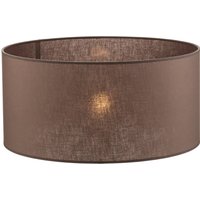 Duolla Lampskärm Roller, jordbrun, Ø 50 cm, höjd 24 cm
