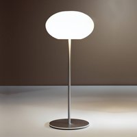 Casablanca Aih table lamp, Ø 19 cm glossy white