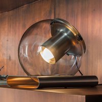 Oluce The Globe - Glass table lamp