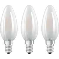 OSRAM LED candle E14 Classic B 4.2W 2,700K matt, pack of 3
