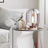 By Rydéns Leola Glass Table Lamp in Smoke Grey