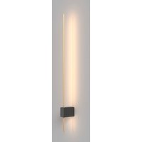 Applique murale LED Maytoni Pars, 62,3 cm, noir/or, aluminium
