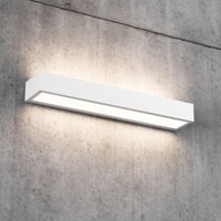 MCJ LED-vägglampa Mera, bredd 40 cm, vit, 3 000 K