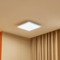 Lindby LED panel Lamin, white, 40 cm, CCT, dimmable, remote control