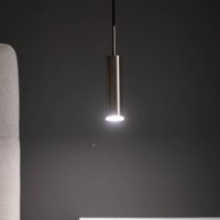 Schöner Wohnen Stina LED pendant light 1-bulb nickel