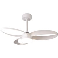 Mantra Iluminación Ventilateur de plafond LED Infinity, blanc, DC silencieux Ø 93 cm CCT