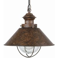 FARO BARCELONA Hänglampan Nautica med antikt utseende, 34,5 cm