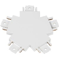 Lindby Lumaro connector, 5-way, white, plastic