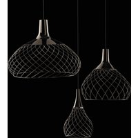 Suspension LED Stilnovo Mongolfier P3, noir