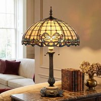 Clayre&Eef Underbar golvlampa Atlantis i Tiffanydesign