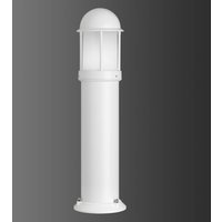 LCD Borne lumineuse revêtue par poudrage Mason, blanc