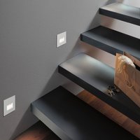 Paulmann LED-vägginbyggnadslampa EDGE, vit