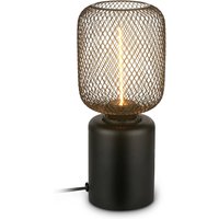 Briloner Bordslampa Rist, svart, höjd 22 cm, metall