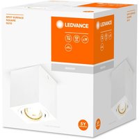 LEDVANCE Surface Square spot plafond GU10 blanc