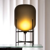 pulpo table lamp Oda Small, smoke grey etched/black