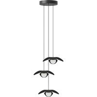UMAGE Forget Me Not mini suspension à 3 lampes, chêne noir