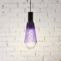 EGLO E27 LED bulb 4W T100 1,800K filament purple dimmable