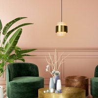 Lucide Firmin pendellampa i glas, Ø 20 cm