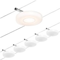 Paulmann Wire DiscLED LED cable lighting system, 5-bulb